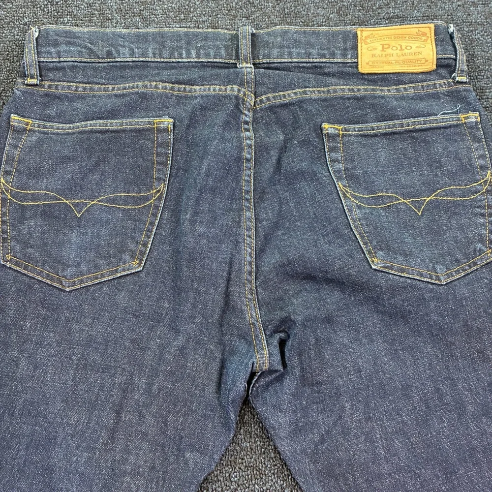 Polo Ralph Lauren Sullivan Slim Jeans Men 34x34 Dark Wash Indigo Stretch Denim